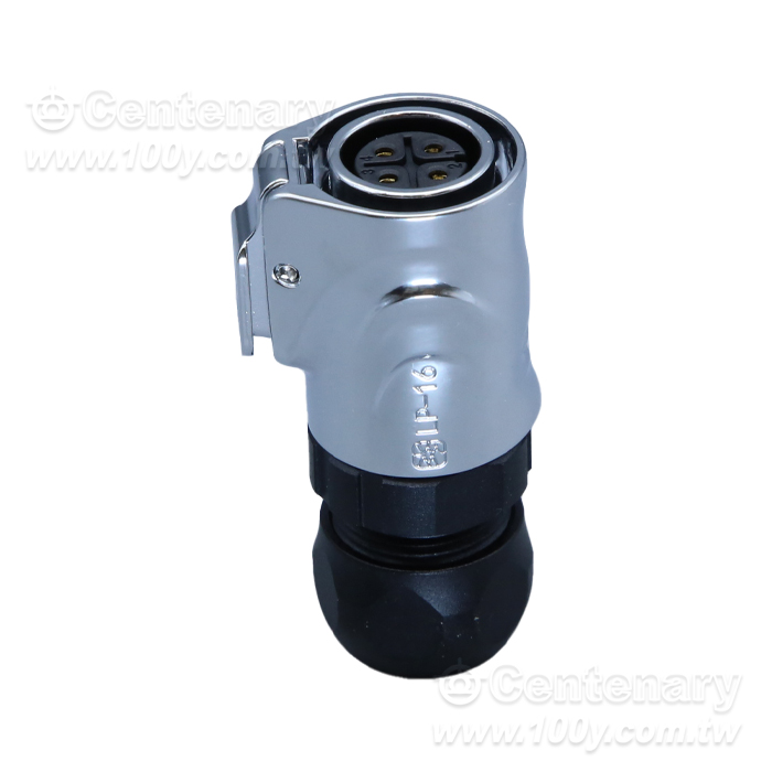 Cnlinko  LP16 metal 4-core flange female plug - 165608 Product Image
