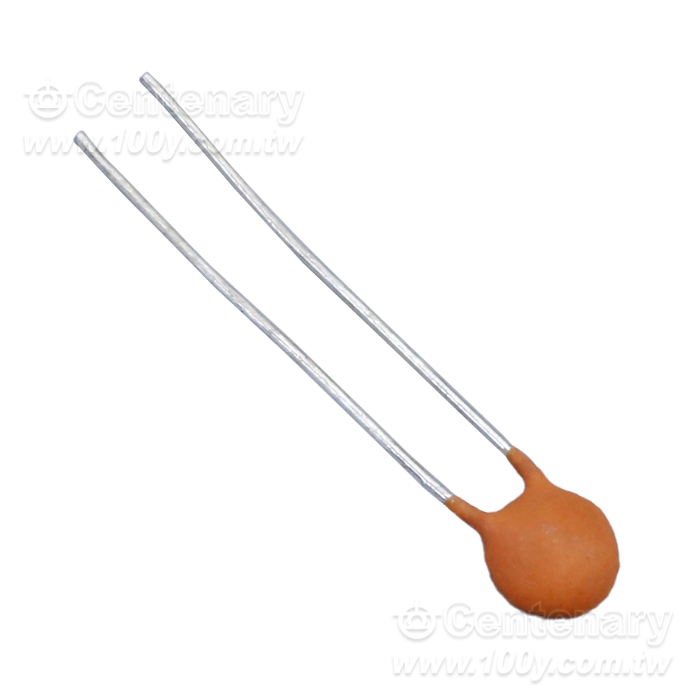 120PF/50V  Radial Ceramic Disc Capacitor - 165601 Product Image
