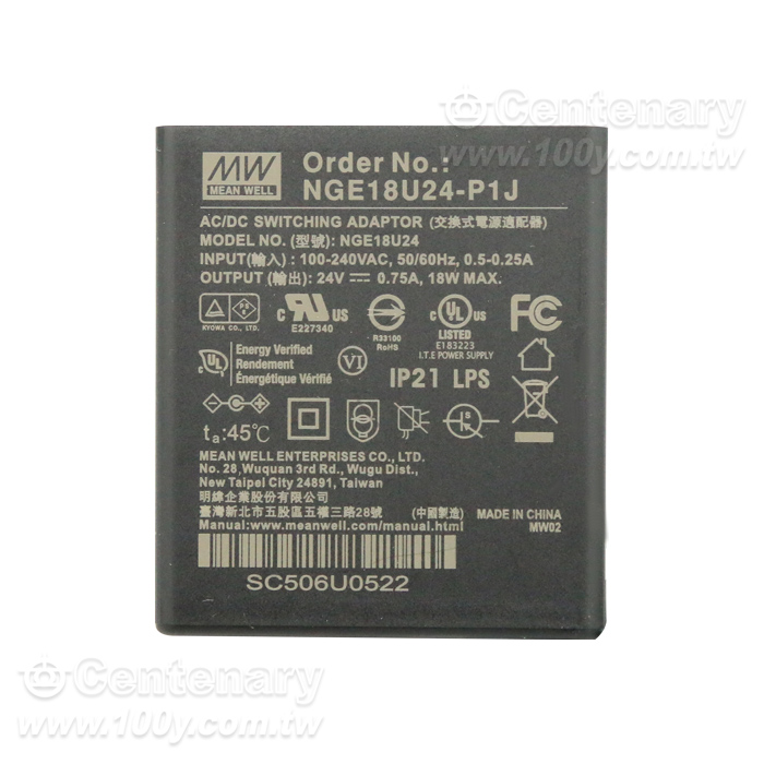 18W O/P: 24V/0.75A  - 92122 產品圖片
