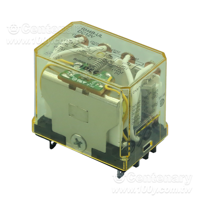 4PDT 功率繼電器 10A DC12V(帶燈) - 154623 產品圖片