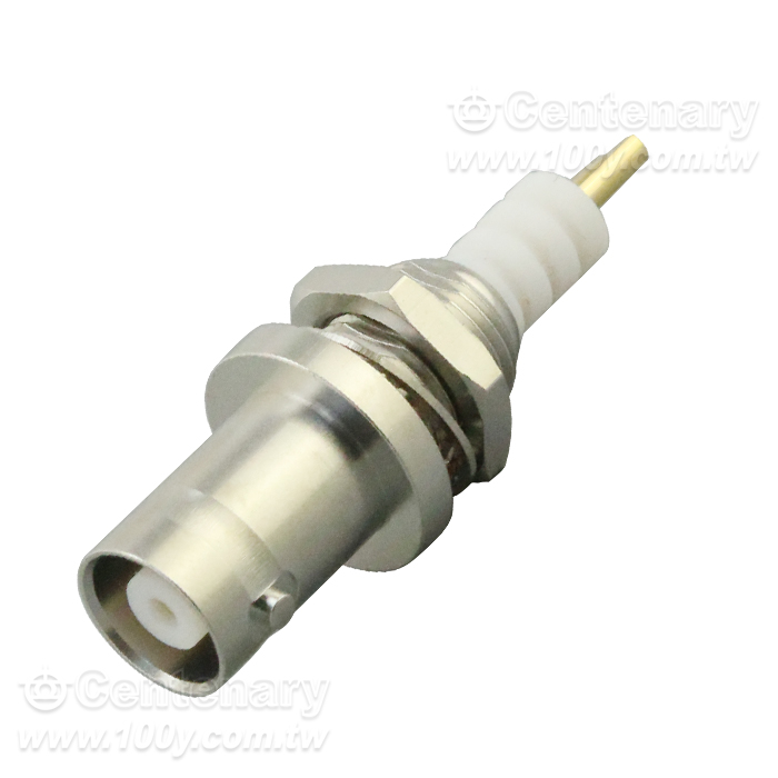 MHV Jack Bulkhead With Solder Cup Contact; IP67 Mated - 165522 Product Image