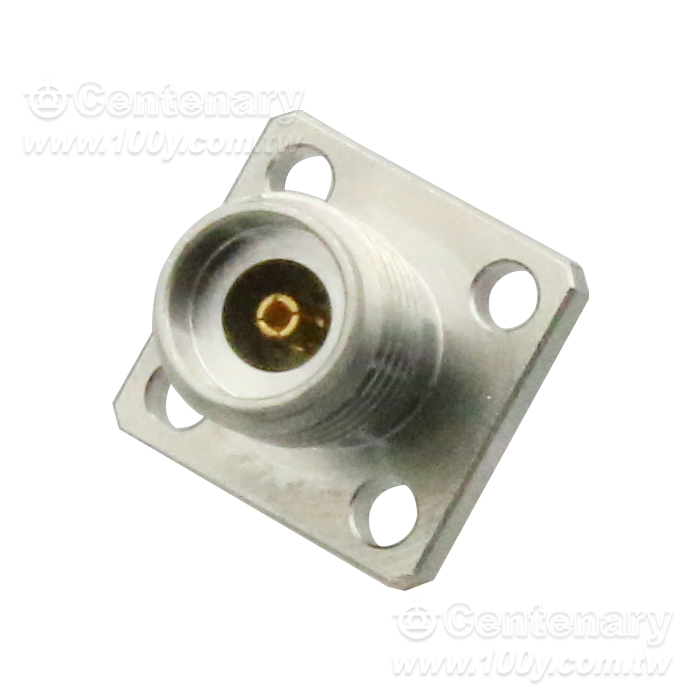 2.92mm Jack SQ 9.5mm 4 hole Flange With Round Contact - 96986 Product Image