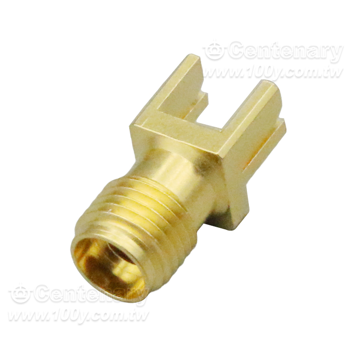 2.92mm Jack PCB Mount End Launch With Tab Contact - 96988 產品圖片