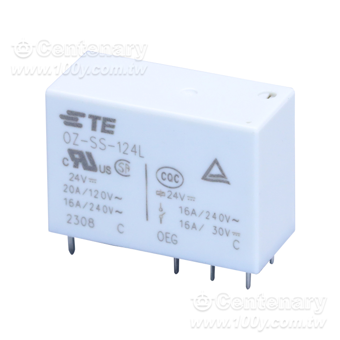 PCB繼電器 24VDC 16A - 165999 產品圖片