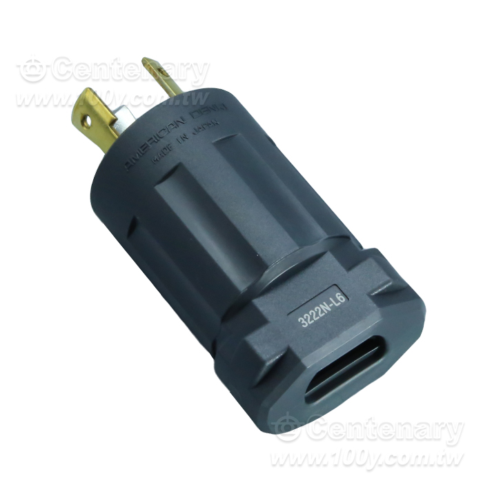 AMERICAN DENKI_3222N Male  Plug - 166008 Product Image