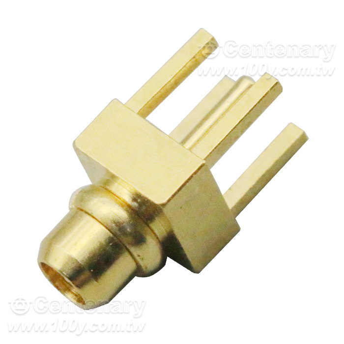MMCX Plug PCB Mount With Round Contact - 98251 Product Image
