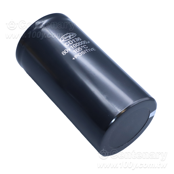 鎖螺絲電解電容 100000uF/80V 105℃ - 166049 產品圖片