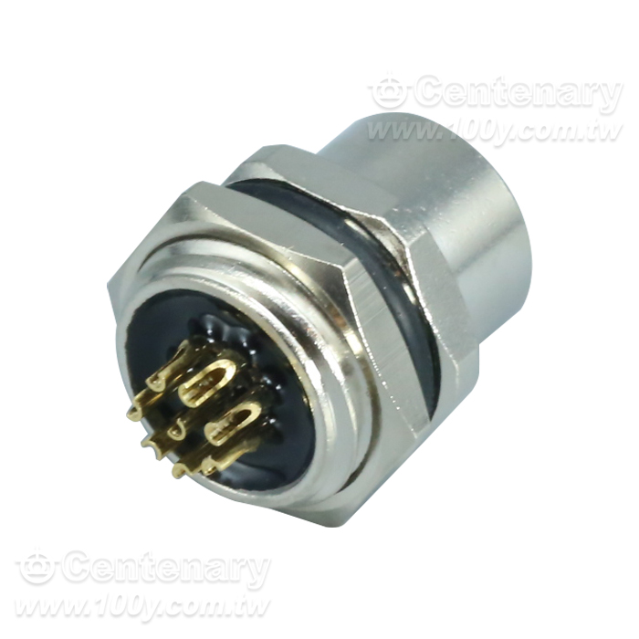 M12 Female Socket_M12 Sensor Waterproof Connector - 166101 Product Image