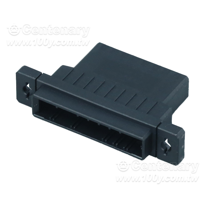 TE Wire to Wire Panel Mount Type Tab Housing - 160663 Product Image