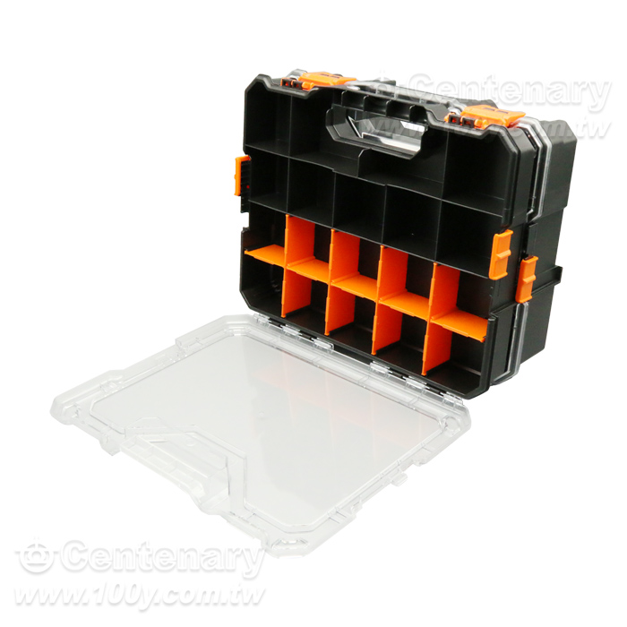 TACTIX_Two-Layer Stackable Transparent Storage - 98468 Product Image