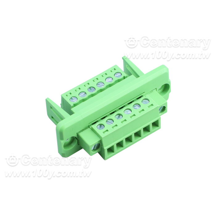 12P 公/母對接頭帶法蘭 P:3.81MM - 166158 產品圖片