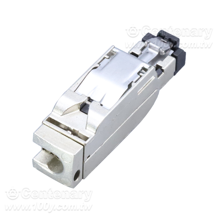 RJ45水晶頭 4芯水晶頭180°直頭 - 166344 產品圖片