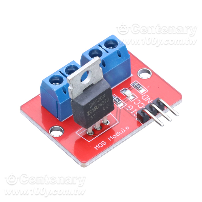 IRF520驅動模組電壓:3.3V、5V - 166360 產品圖片