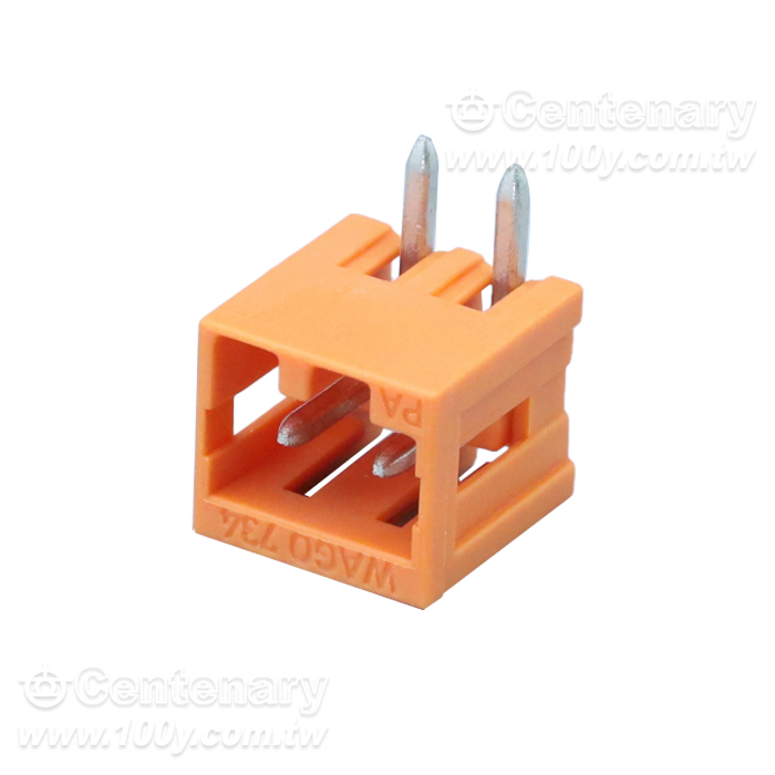 2P針型插座  彎角90°  P:3.81MM - 154054 產品圖片