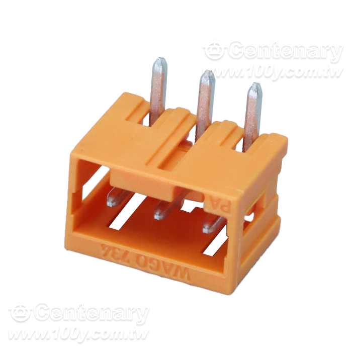 3P針型插座  彎角90°  P:3.81MM - 154055 產品圖片
