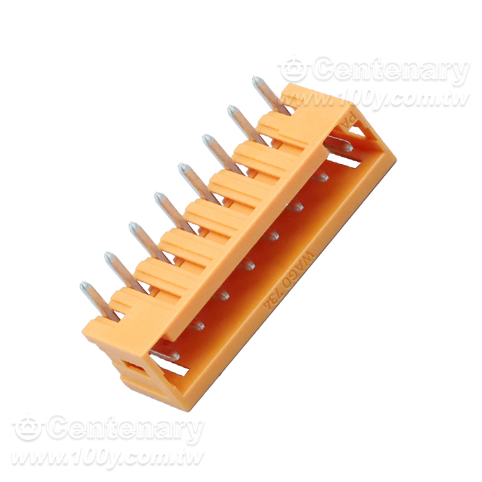 8P針型插座  彎角90°  P:3.81MM - 154060 產品圖片