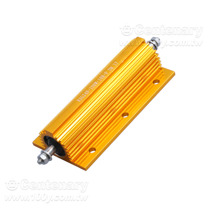 100W 無感黃金鋁電阻 10ohm ±1%【無鉛】 - 136350 產品圖片
