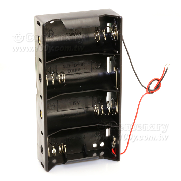 1號4只電池盒方型 - 5937 產品圖片
