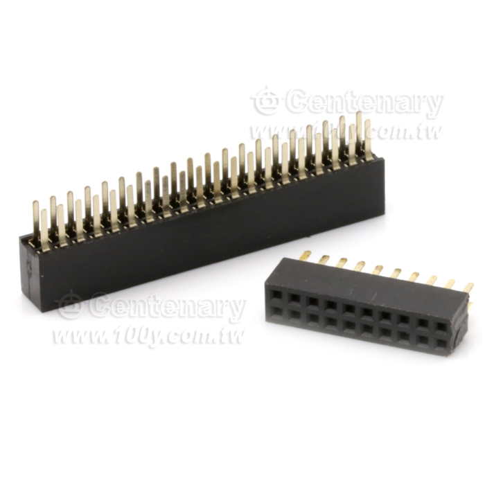 2*32P 排針母座1.27 (ROHS) - 51537 產品圖片