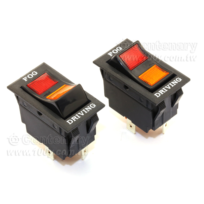 車用帶燈4P3段10A 24V - 13737 產品圖片