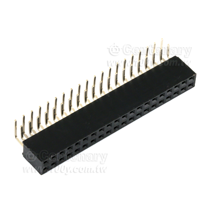 2.54mm Female Header Receptacles- Double Row - 23431 Product Image