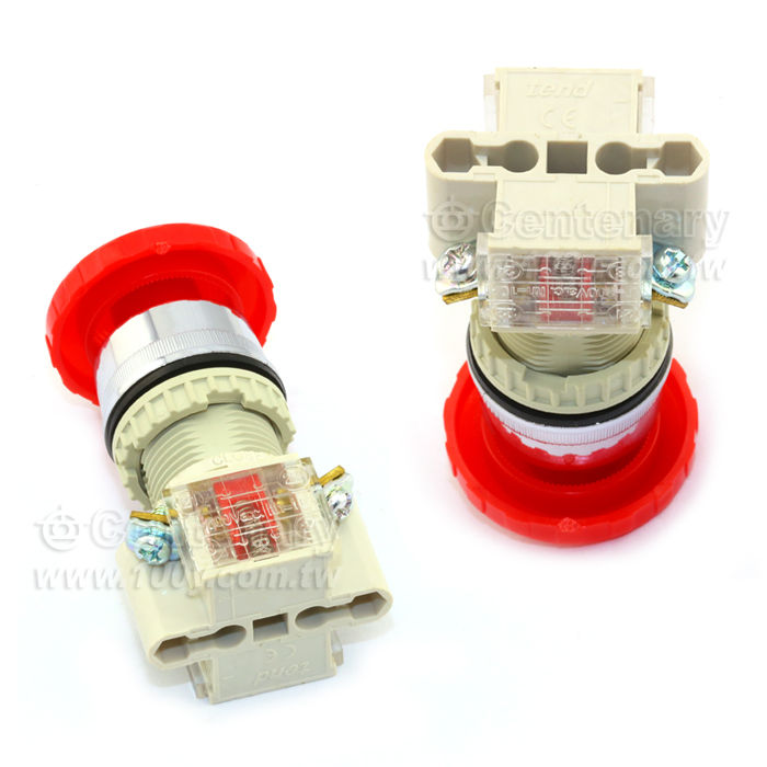 φ25圓形紅開關2組1b (ROHS) - 3702 產品圖片