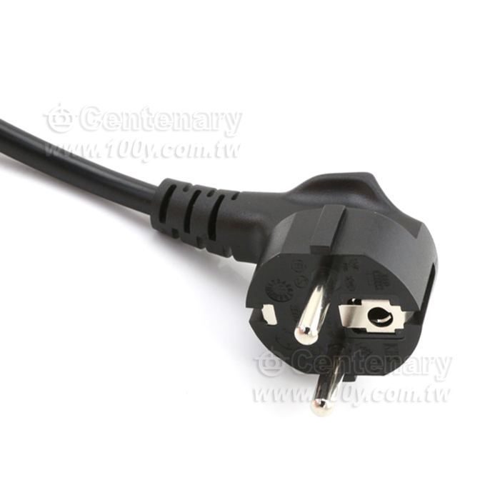 18AWG(0.75mm2) Euro Style 3-Conductor Power Cord VED 1.8M - 11056 Product Image