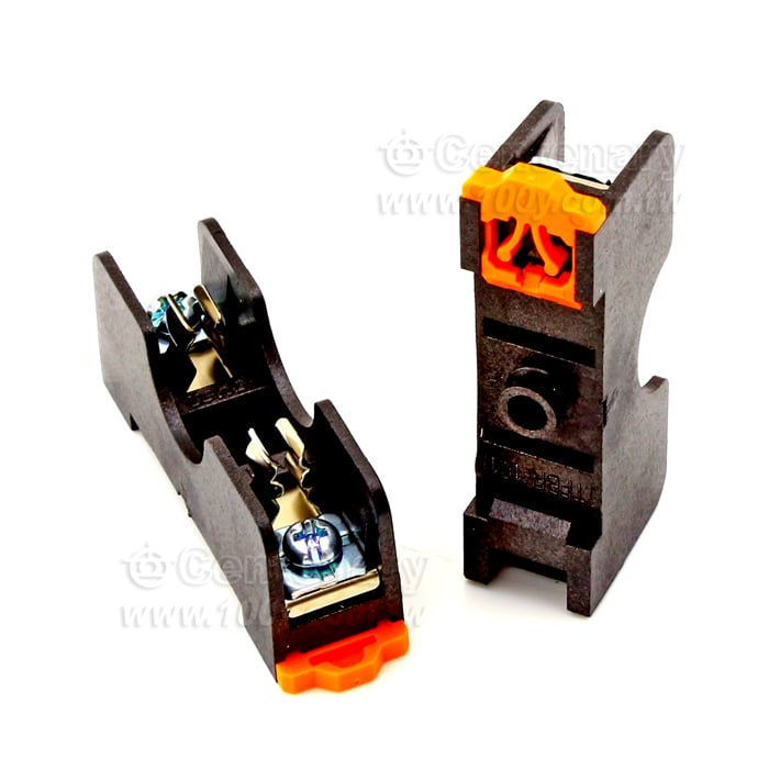 軌道保險絲座10A/ 250V1P【ROHS】 - 14224 產品圖片