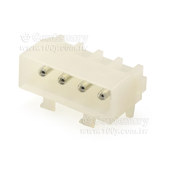 大4P-5.08mm-4P 磁碟機電源公座 90° - 4605 產品圖片
