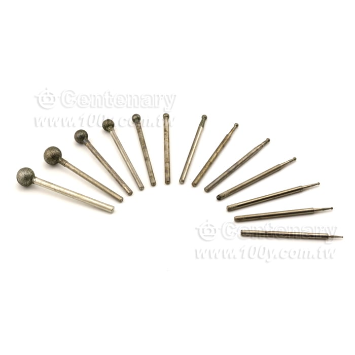 金剛砂球形磨頭2.35MM柄-80F - 126452 產品圖片