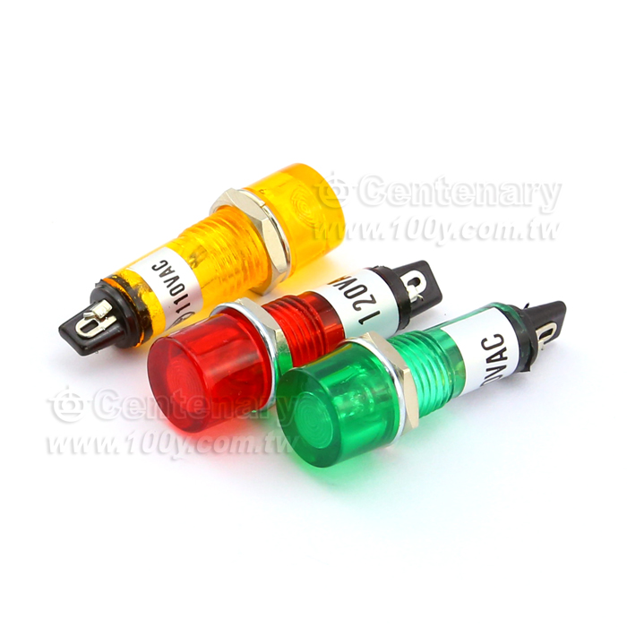紅色指示燈-220V Φ10mm - 7623 產品圖片