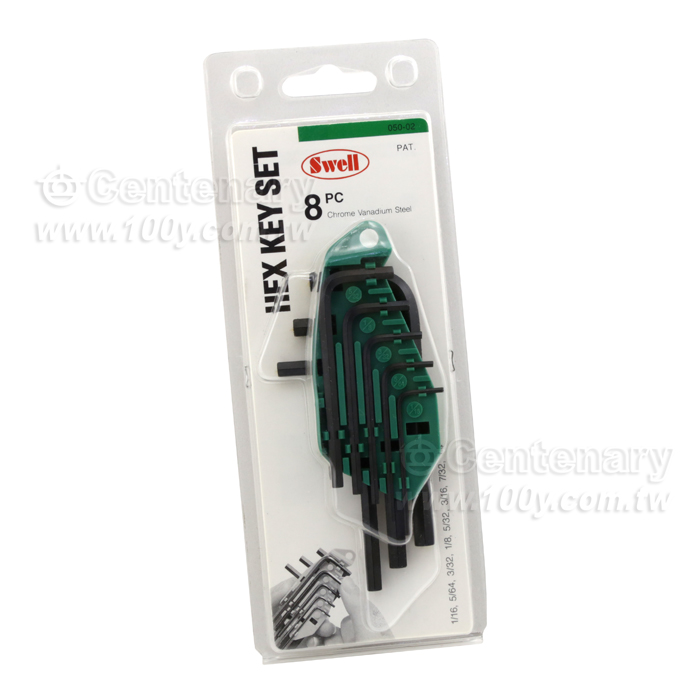 8 Pcs Short Arm, "L" Shaped Hexagon Set - 8275 Product Image