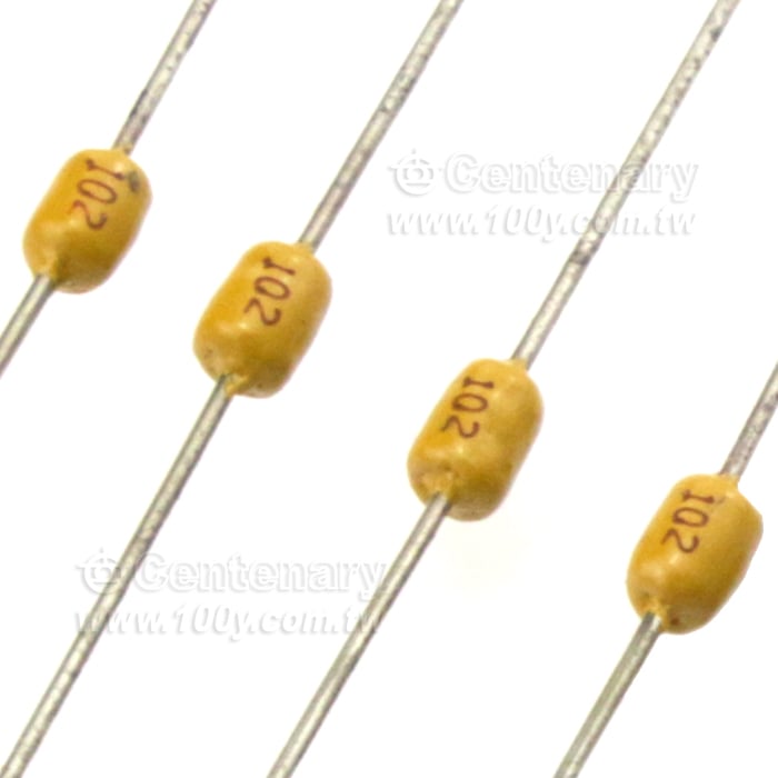 臥式電容 100pF/100V ±10% NPO【無鉛】 - 65699 產品圖片