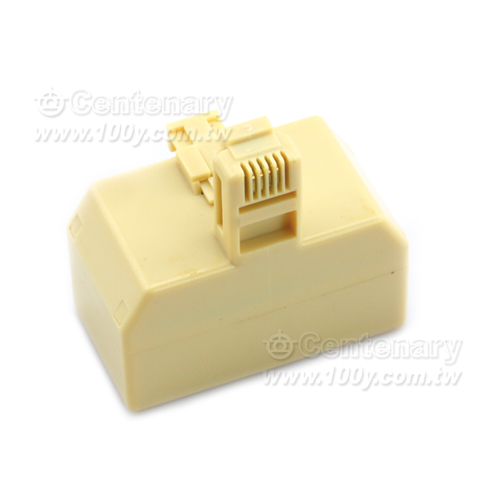 Telephone Adaptor 1M-3F 6P4C - 5255 Product Image