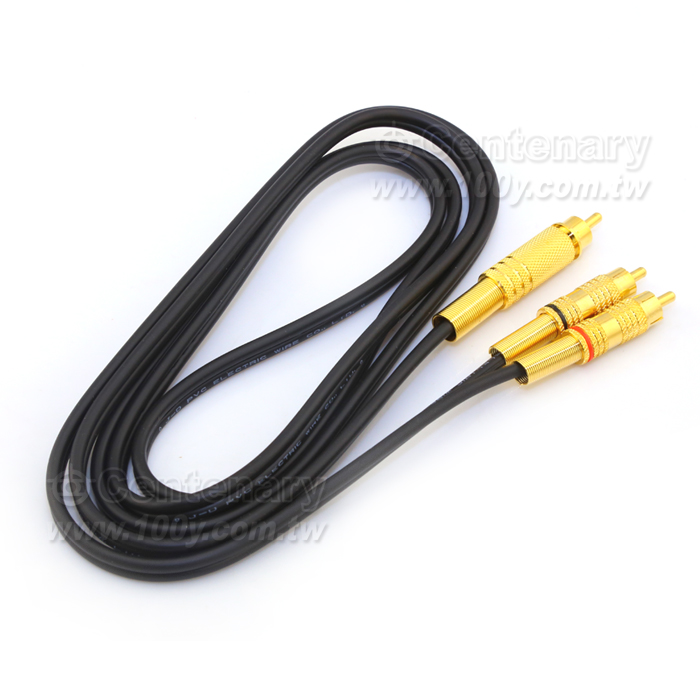 1-2 RCA Gold-Plated Cable - 8793 Product Image