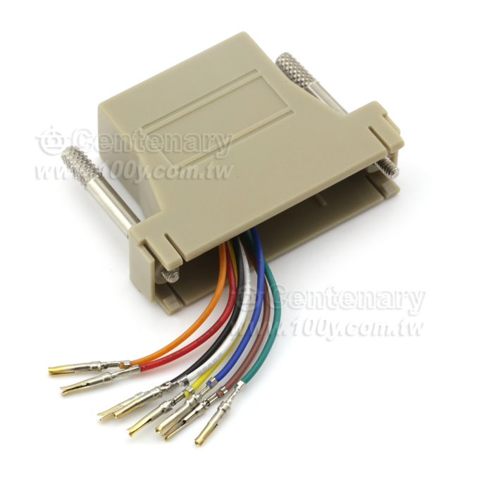 RS-232 25F(母)/RJ45 8P8C - 6347 產品圖片