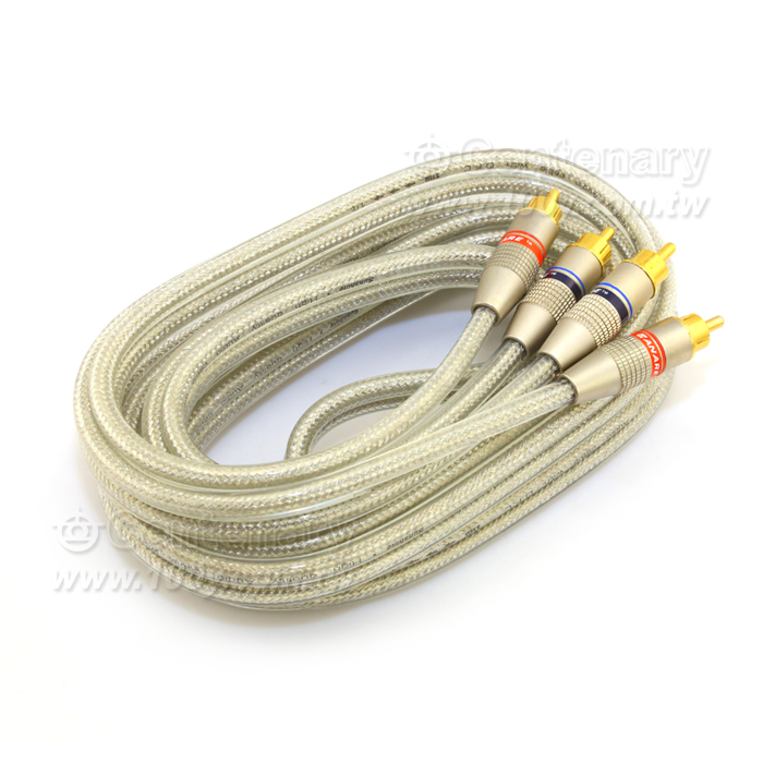 2+2RCA  Silver-Plated Cable - 6883 Product Image