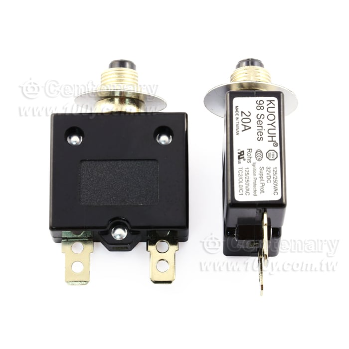 15A/125V手動復位過流過載保護器 - 11162 產品圖片