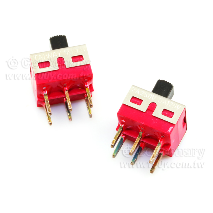 180° 滑動開關 6P2 ON-None-OFF (ROHS) - 11507 產品圖片