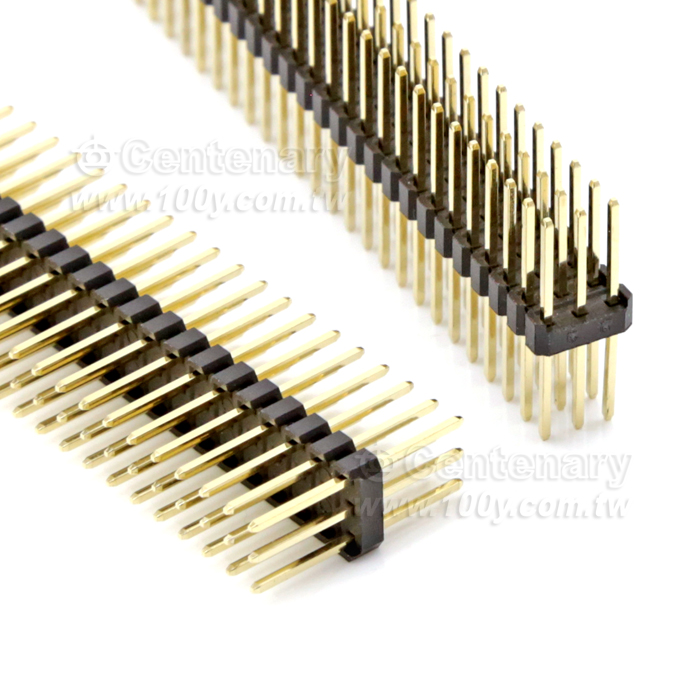 2.54mm Triple  Row Straight  Pin Headers - 11627 Product Image