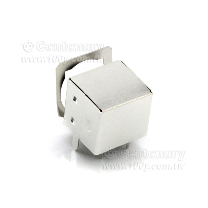 Shielded Double mini-DIN  PCB Mount Socket - 12220 Product Image