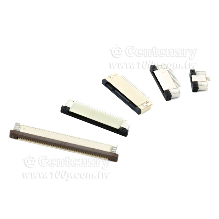 ZIF FPC P:1mm SMT Top Contact - 135943 Product Image