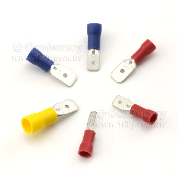 VINYL-INSULATED DOUBLE CRIMP FEMALE DISCONNECTORS - 64028 Product Image