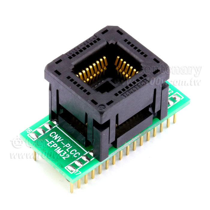 32P PLCC Programming Adaptor CNV-PLCC-EP1M32 - 13104 Product Image