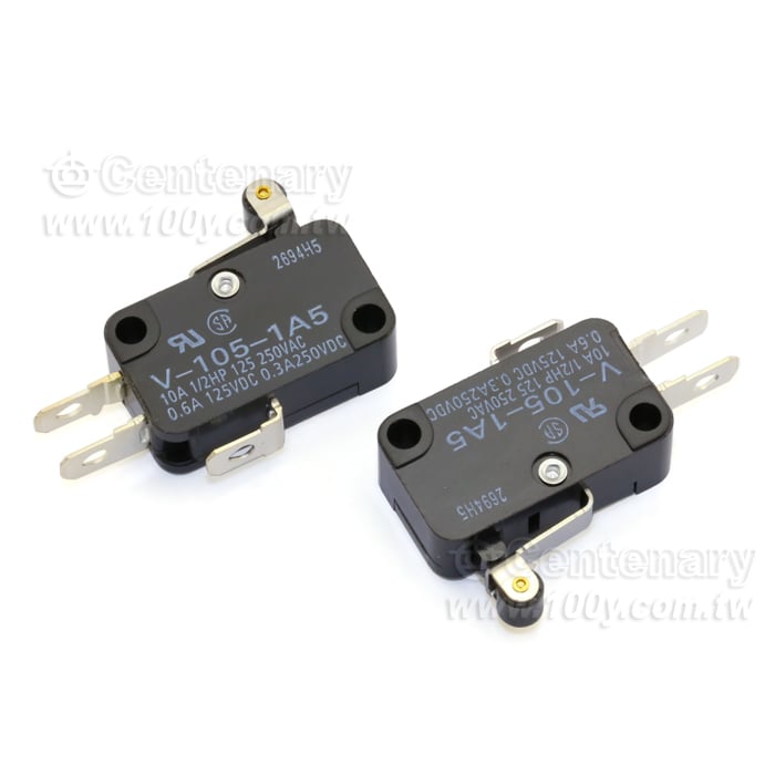 短輪型微動開關 15A/250VAC - 57962 產品圖片