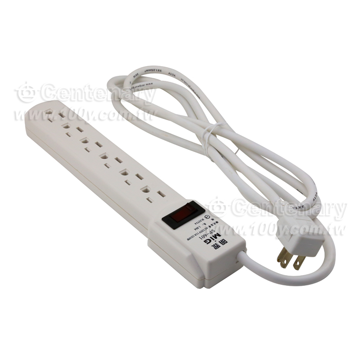 3P*6 AC Power Strips 6Ft. - 14683 Product Image