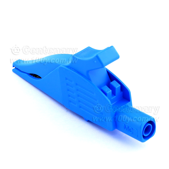 鱷魚夾 1000V 32A藍色 - 55739 產品圖片