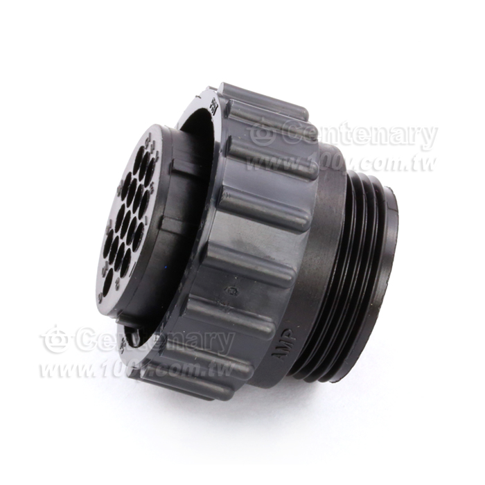 AMP Series 1 CPC Circular Plastic Connectors Receptacle-Square Flanged Receptacle-Free Hanging Plug - 106696 Product Image