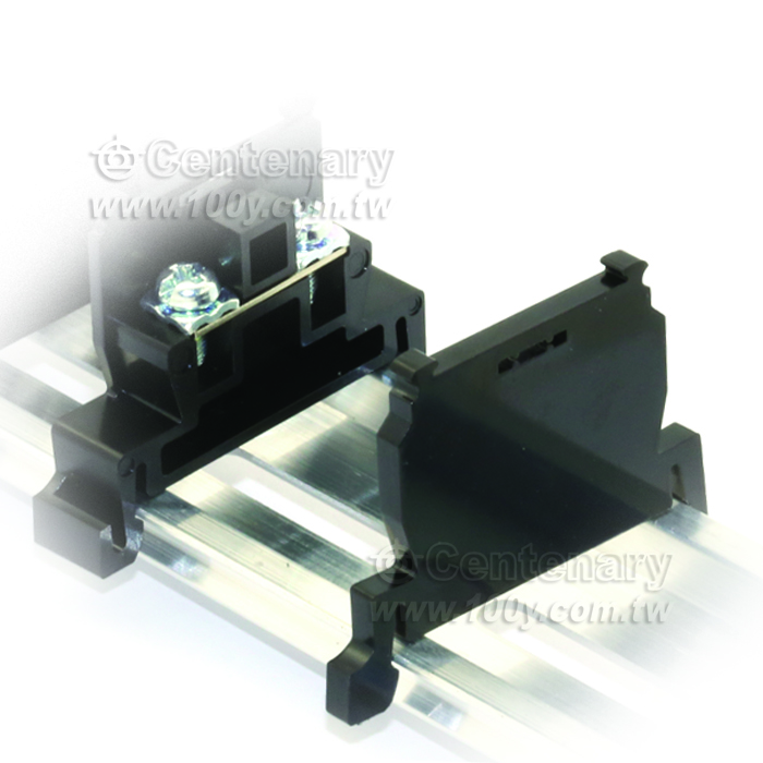 DIN Rail Mount Terminal End Bracket-10~30A - 16512 Product Image