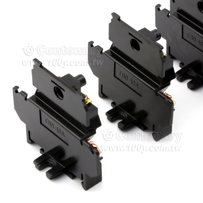 DIN Rail Mount Terminal End Bracket- Double Deck - 16510 Product Image